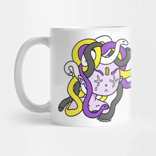 Non Binary Pride Medusa Mug